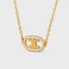 Maillon Triomphe ketting in geelgoud en diamanten