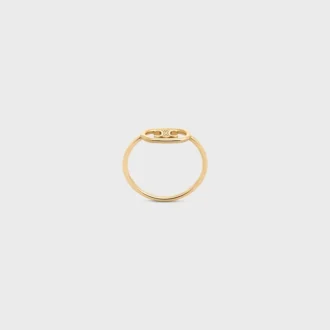 Maillon Triomphe-ring in geelgoud