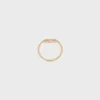 Maillon Triomphe-ring in geelgoud en diamanten