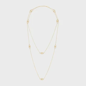 Maillon Triomphe Sautoir in geelgoud en diamanten
