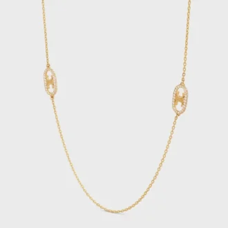 Maillon Triomphe Sautoir in geelgoud en diamanten