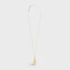 Medaille CELINE kleine ketting in geelgoud en diamanten