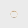 Medaille CELINE-ring in geelgoud en diamanten
