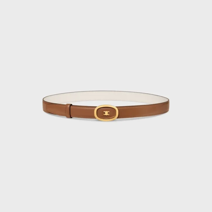 Medium 25 mm omkeerbare CELINE Alix-riem  in Taurillon