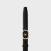 Medium 25 mm omkeerbare CELINE Alix-riem  van taurillon en natuurlijk kalfsleer