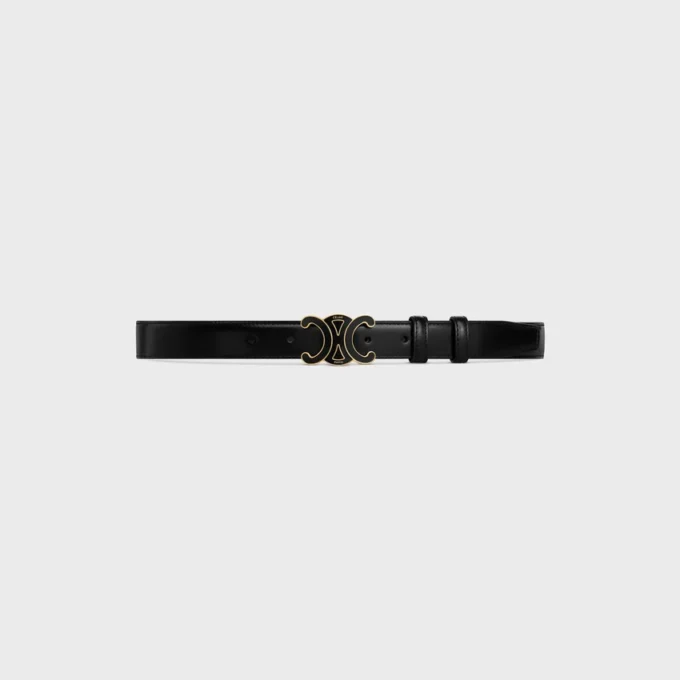 Medium 25 mm Triomphe-riem van taurillonleer