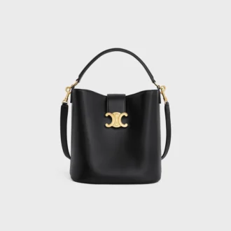 Medium Bucket Louise van glad kalfsleer