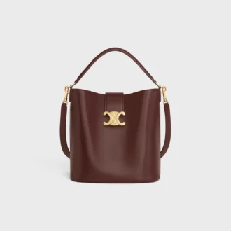 Medium Bucket Louise van glad kalfsleer