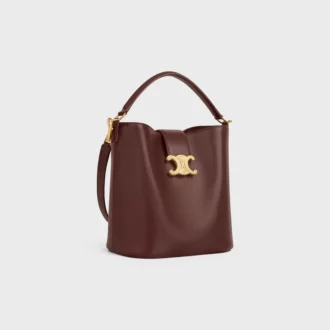 Medium Bucket Louise van glad kalfsleer