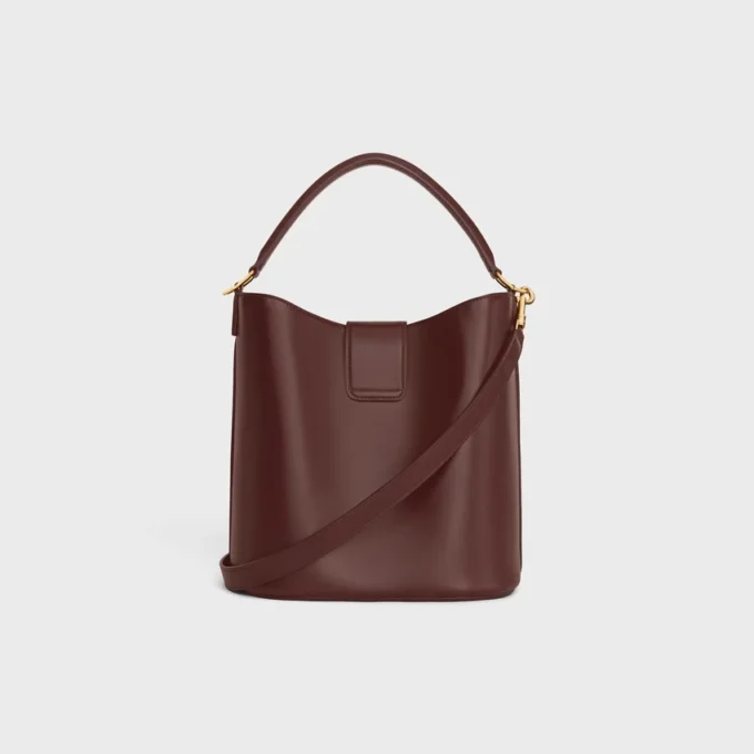 Medium Bucket Louise van glad kalfsleer