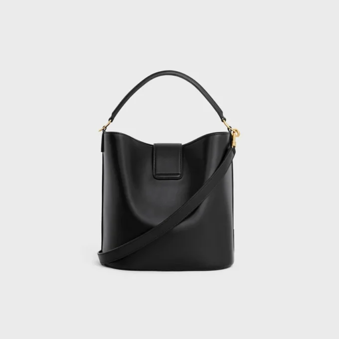 Medium Bucket Louise van glad kalfsleer
