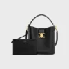 Medium Bucket Louise van glad kalfsleer