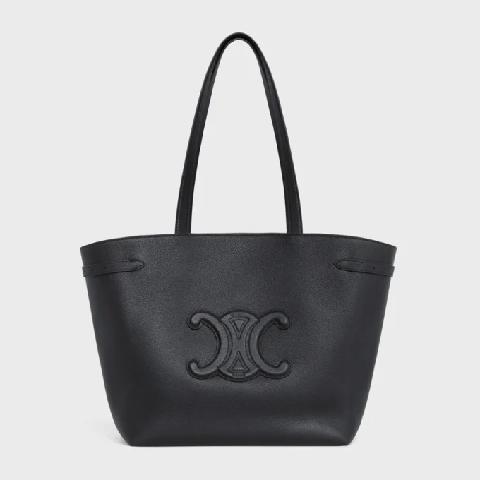 Medium Cabas AnaïS Cuir Triomphe van generfd kalfsleer