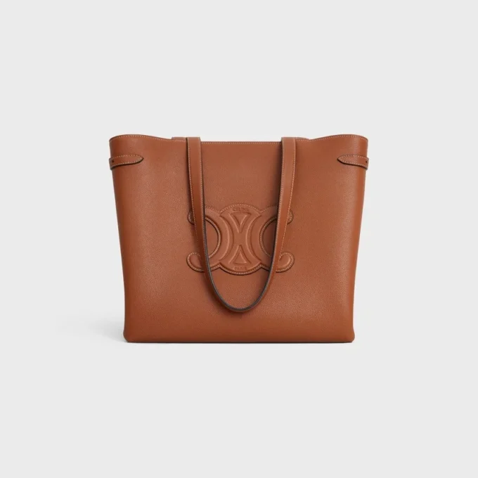 Medium Cabas AnaïS Cuir Triomphe van generfd kalfsleer