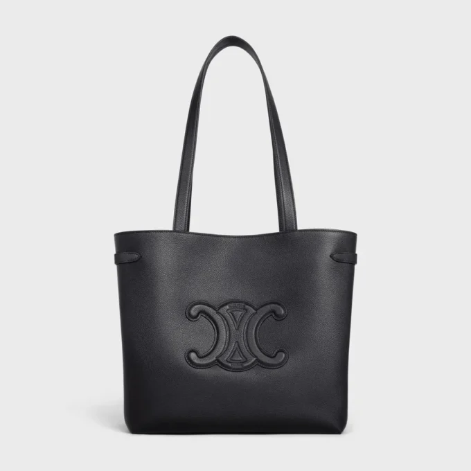 Medium Cabas AnaïS Cuir Triomphe van generfd kalfsleer