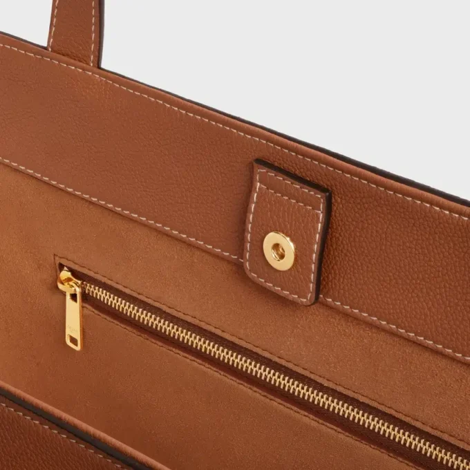 Medium Cabas AnaïS Cuir Triomphe van generfd kalfsleer