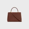 Medium Nino-tas van generfd nubuck kalfsleer