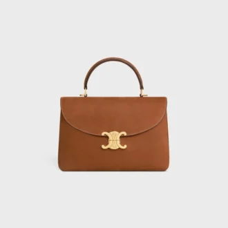 Medium Nino-tas van nubuck kalfsleer