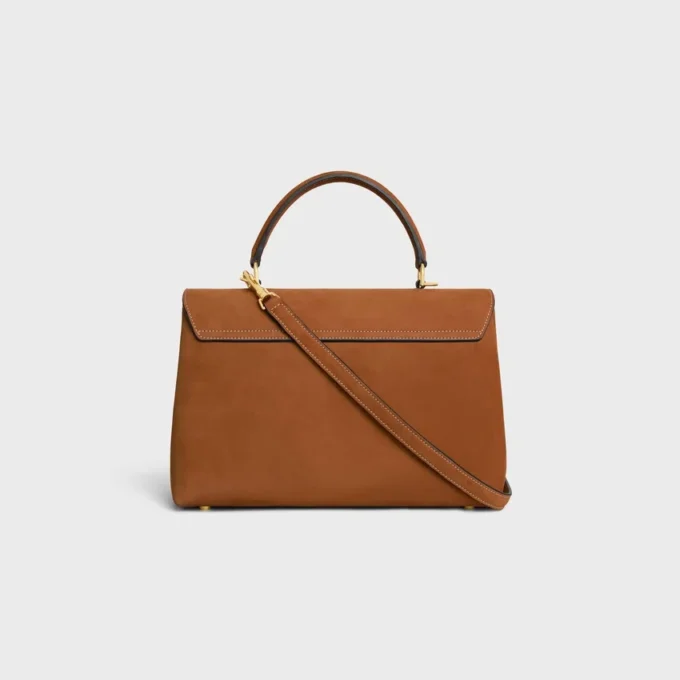 Medium Nino-tas van nubuck kalfsleer