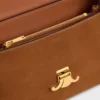 Medium Nino-tas van nubuck kalfsleer