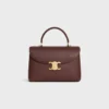 Medium Nino-tas van soepel generfd kalfsleer