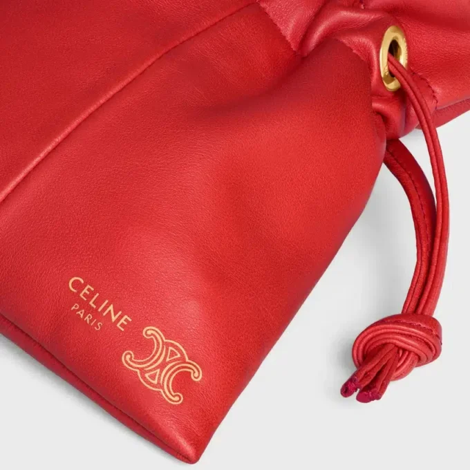 Micro Crystal-etui van glad lamsleer