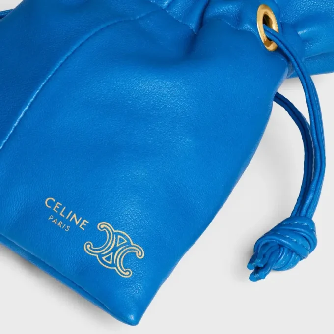 Micro Crystal-etui van glad lamsleer