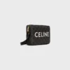 Middelgrote schoudertas van Triomphe Canvas met CELINE-print