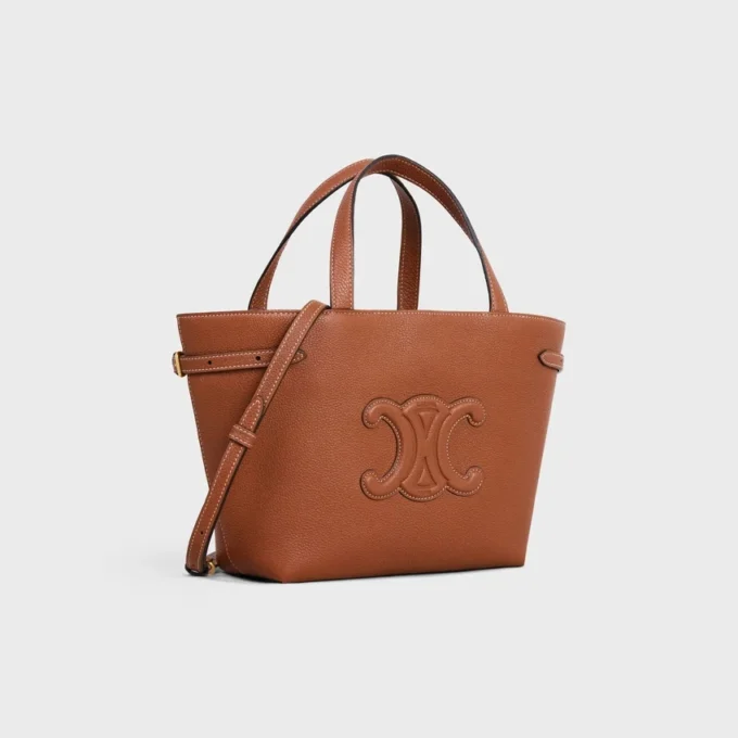 Mini Cabas Anais Cuir Triomphe van generfd kalfsleer