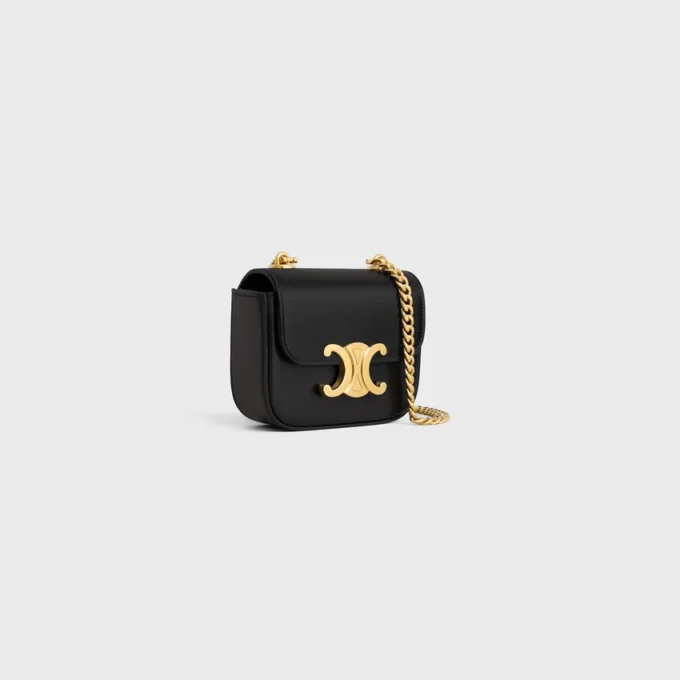 Mini Chain Claude van glanzend kalfsleer
