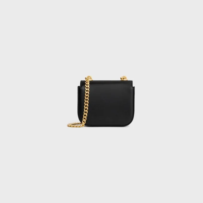 Mini Chain Claude van glanzend kalfsleer