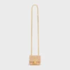 Mini Chain Claude van textiel met raffia-effect