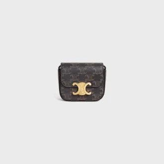 Mini Claude van Triomphe Canvas en kalfsleer