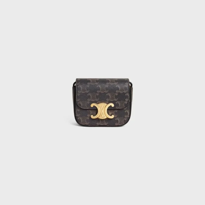 Mini Claude van Triomphe Canvas en kalfsleer
