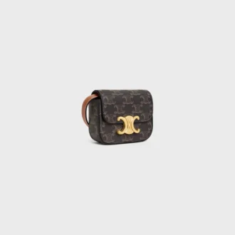 Mini Claude van Triomphe Canvas en kalfsleer