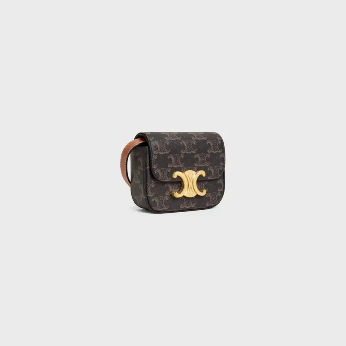 Mini Claude van Triomphe Canvas en kalfsleer