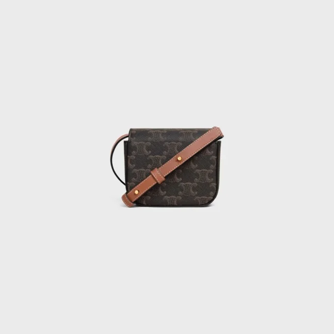 Mini Claude van Triomphe Canvas en kalfsleer