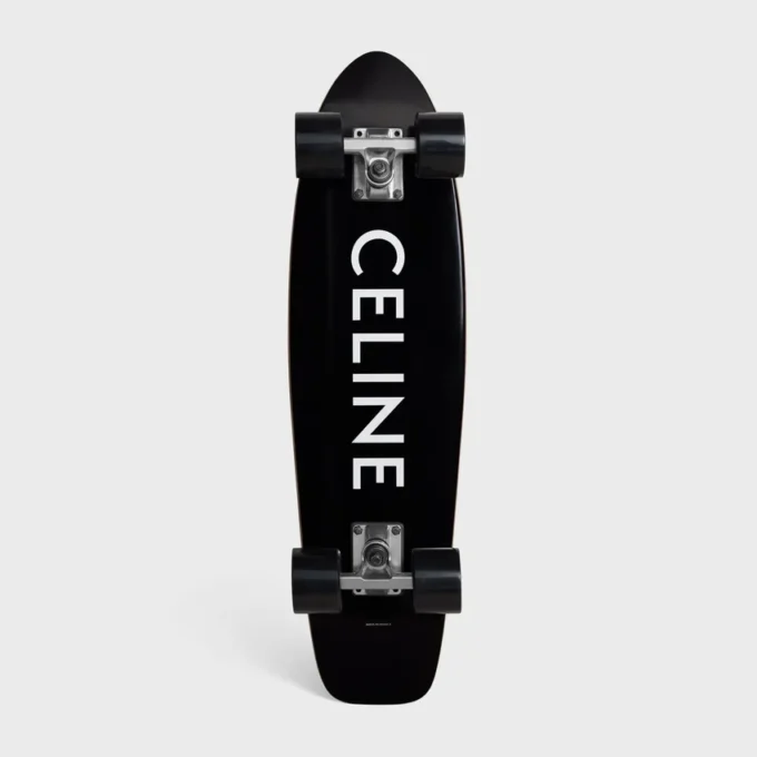 Mini-cruiser van hout met CELINE-print