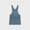 Mini-jurk met bretels van Union Wash-denim