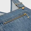Mini-jurk met bretels van Union Wash-denim