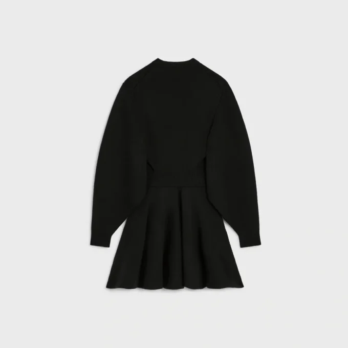 Mini-jurk van wol
