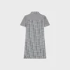 Mini-shirtjurk van Vichy-zijde