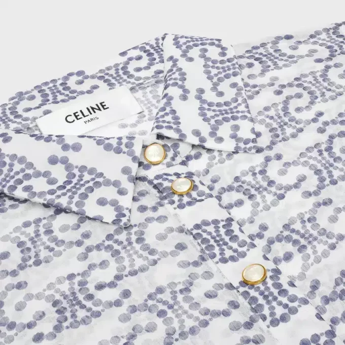 Mini-shirtjurk van zijden crêpe