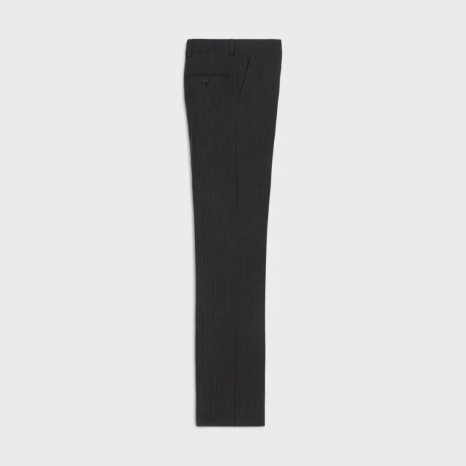 Mods-broek van retro gestreepte wol