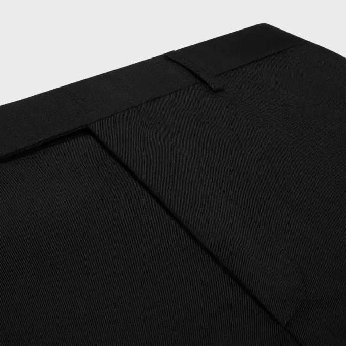 Mods-broek van wollen gabardine