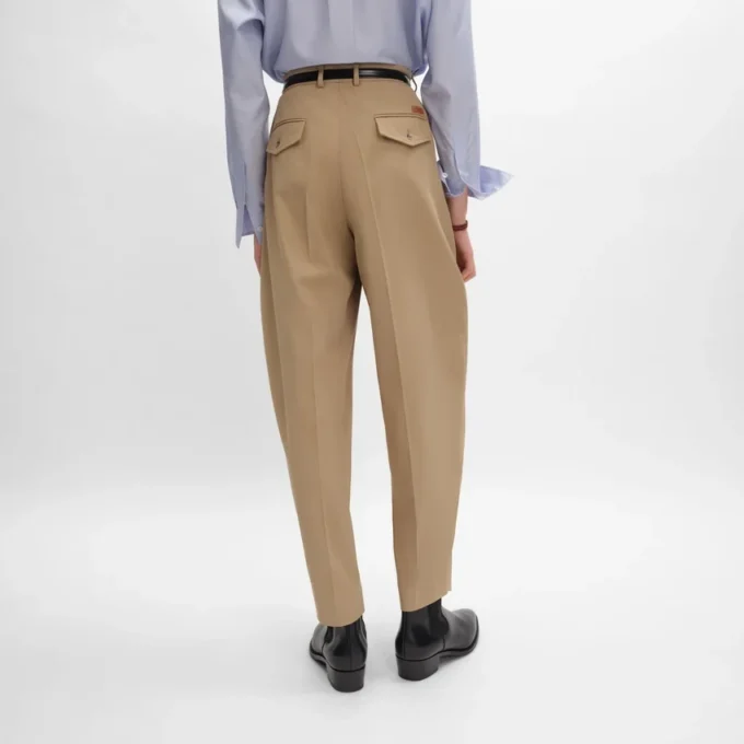 Montauk-broek van katoenen twill
