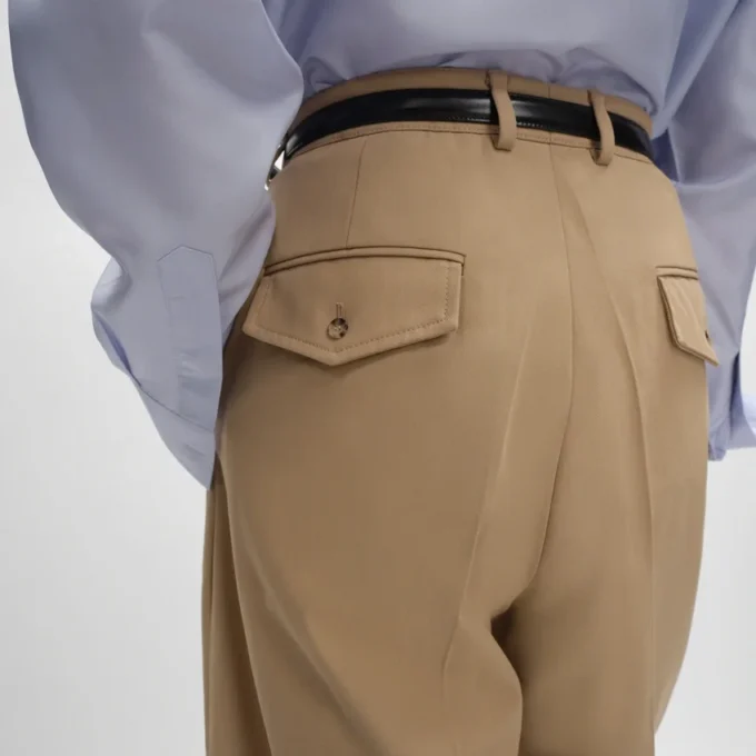 Montauk-broek van katoenen twill