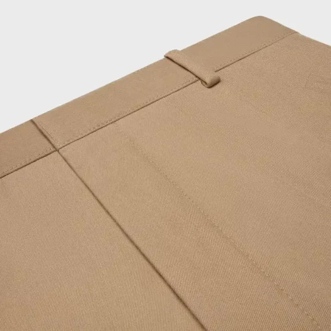 Montauk cropped broek van katoen en wolgabardine
