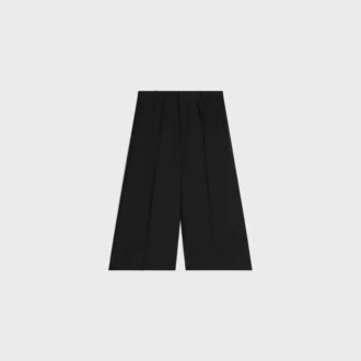 Montauk-short van wol en mohairgabardine