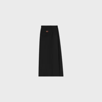 Montauk-short van wol en mohairgabardine